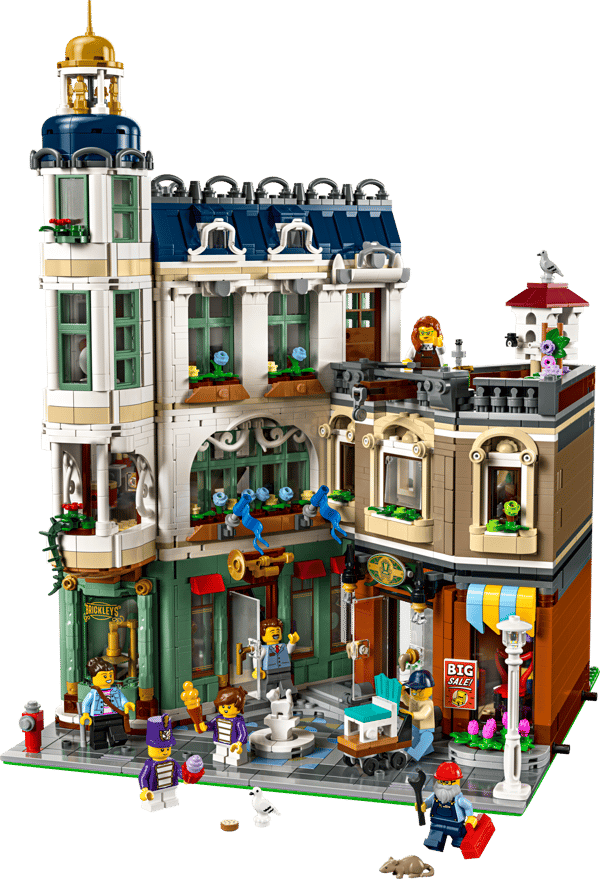 LEGO® Icons Einkaufsmeile 11371, ein Modell für Erwachsene